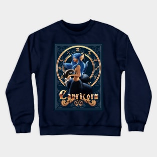 Capricorn Horoscope Crewneck Sweatshirt